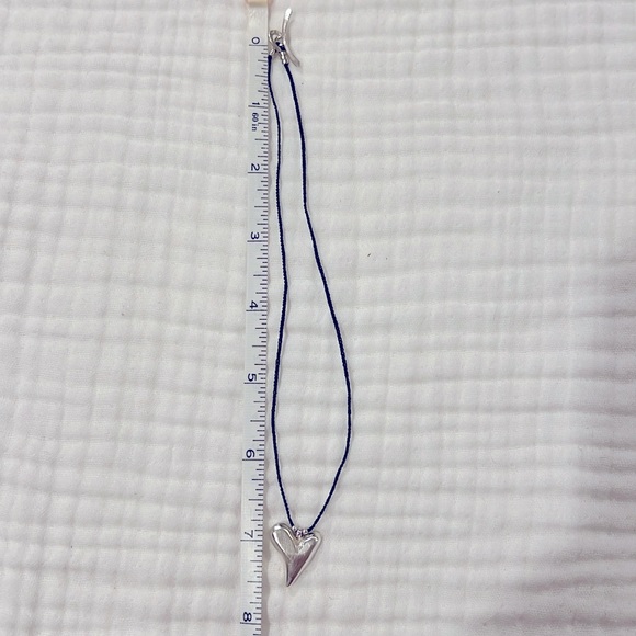 Jill Platner Heart Pendant Sterling silver necklace - Picture 5 of 7